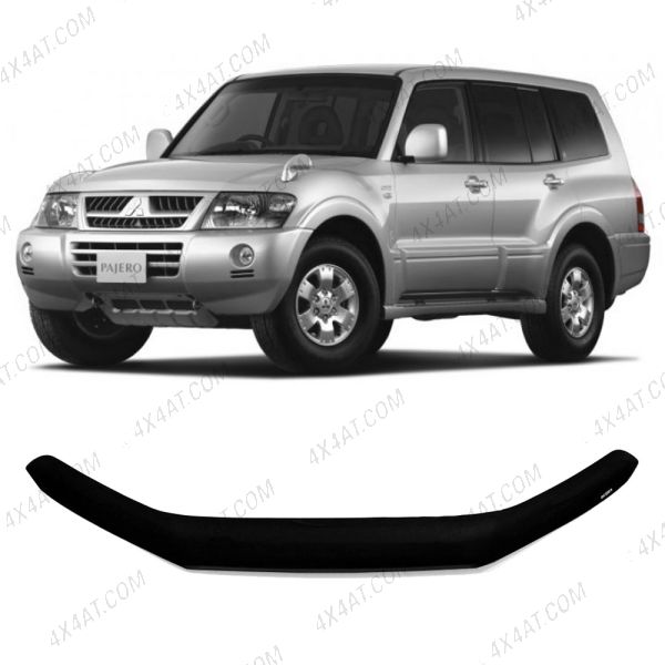 Bonnet Guard (Dark Smoke) for Mitsubishi Shogun 2000 to 2006