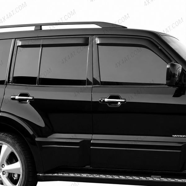 Mitsubishi Shogun 5/6/7 Lwb Wind Deflectors 4pc Trux Adhesive Fit