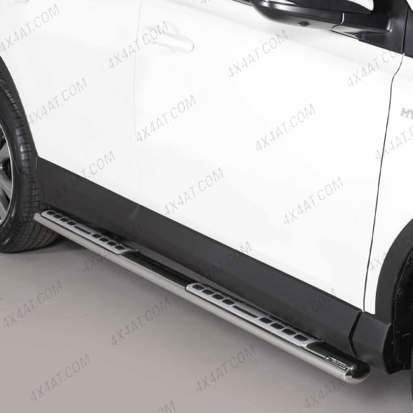 Oval Stainless Steel Side Bars for Toyota Rav4
