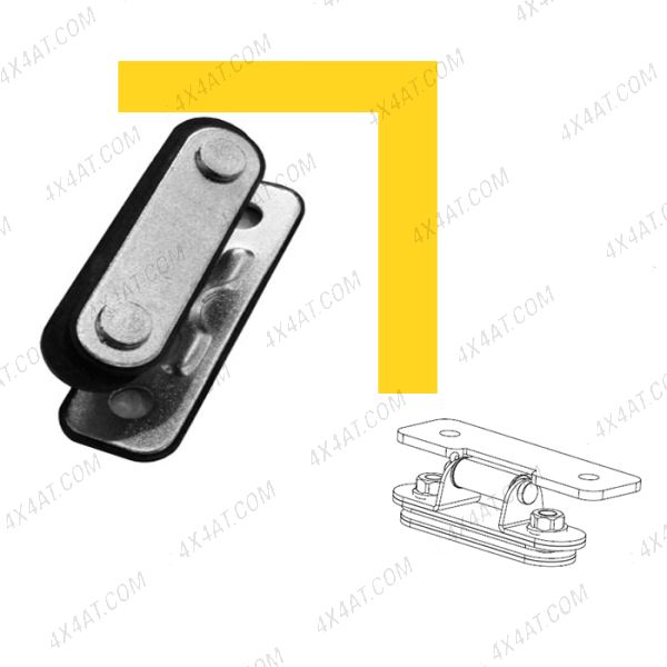 Aeroklas Hard Top Canopy Tailgate Hinge Kit