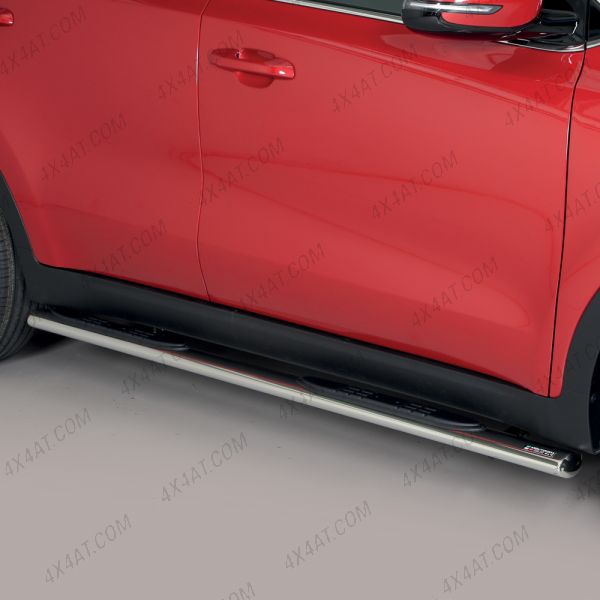 Kia Sportage 2016-2021 Stainless Steel Side Bars with Oval Steps