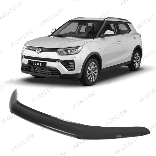 SsangYong Tivoli 2020- Dark Smoke Bonnet Protector