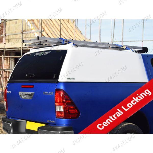 Hilux 2021 on Pro//Top Canopy Tradesman With Glass Rear Door In Various Colours with Central Locking