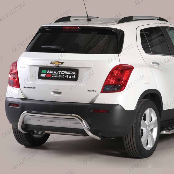 Close-up view of the Chevrolet Trax 2013-2020 Stainless Steel Rear Bar