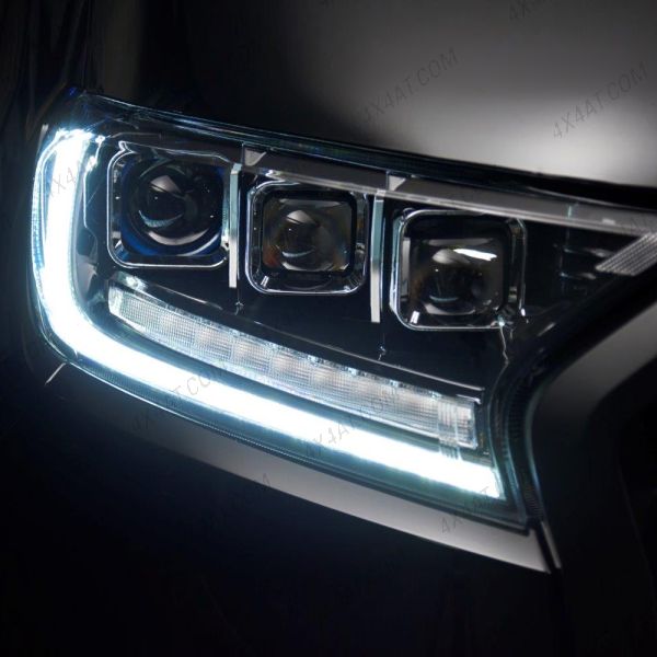 Ford Raptor Predator Tri-Projector LED Headlights with sweeping white – blue – white DRL function