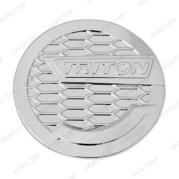 Chrome fuel cap cover for the Mitsubishi L200