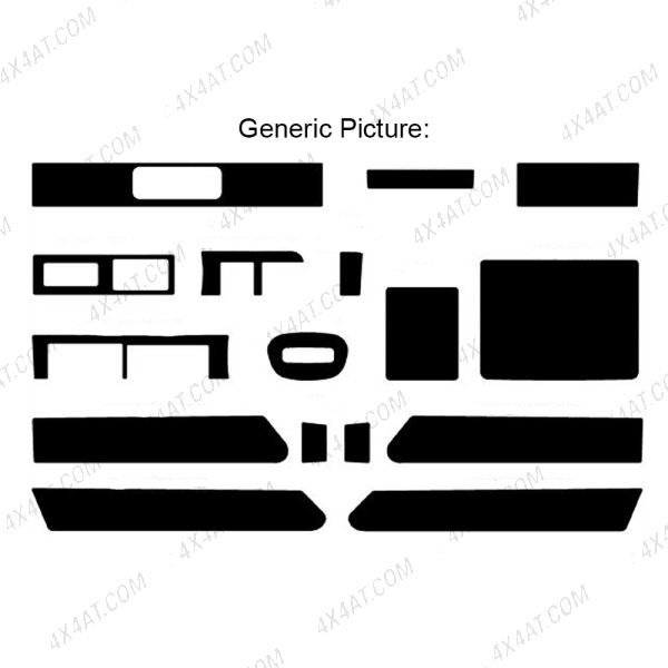 Suzuki Vitara Mk2 V6 Manual Carbon Effect 21Pcs Dash Trim Kit