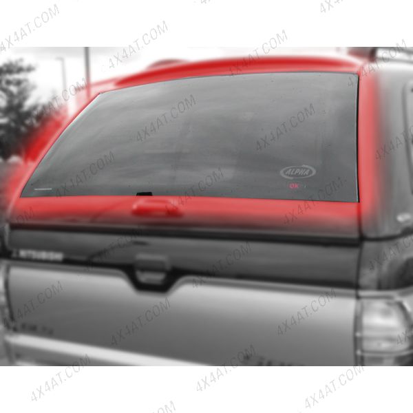 Alpha Canopy GTE-M1 Rear Door Glass-Hilux 97>04/D-Max 03>11/L200/Vigo