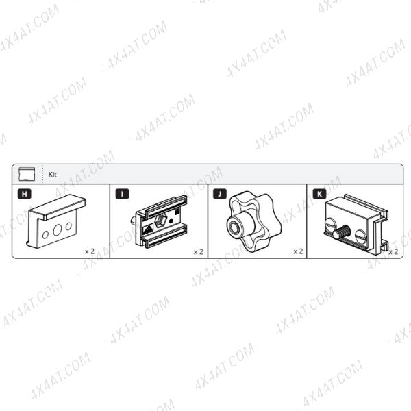Mountain Top Bed Divider Fitting Kit