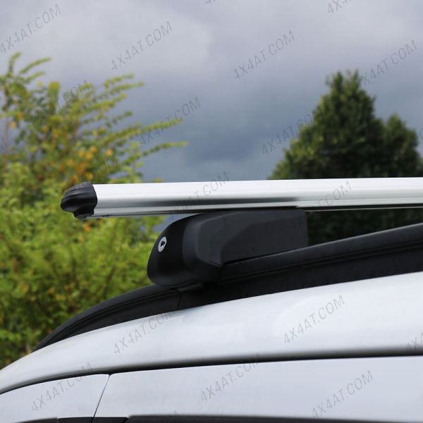 VW Touareg Silver Cross Bars for Roof Rails