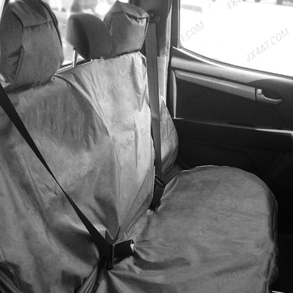 Universal Rear Waterproof Seat Covers in Grey