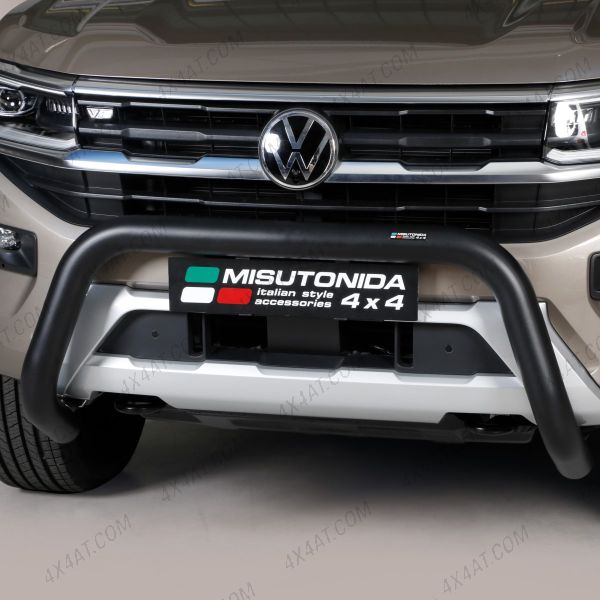 VW Amarok 2023- 76mm Black Bull Bar