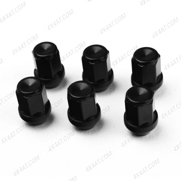 12mm x 1.25mm Predator Hurricane Wheel Nuts Black Set of 24