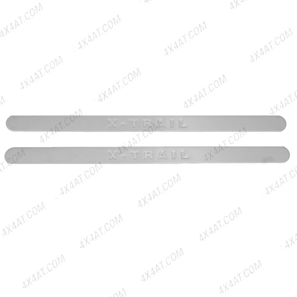 Set of 2 Nissan X-Trail 2007-2013 Stainless Steel Sill Protectors