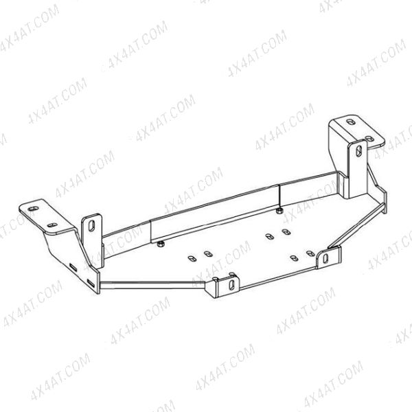 Mercedes X-Class V6 Hidden Winch Mount - Front Bumper