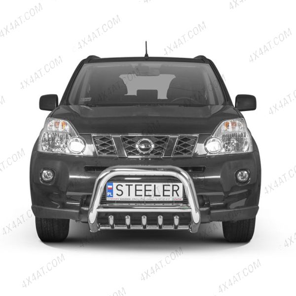 Nissan X-Trail 2010-2014 70mm Stainless Steel Front A-Bar with Axle Bars