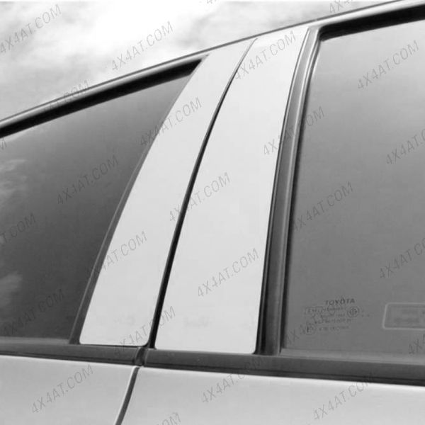 Toyota Yaris 2005-2011 Stainless Steel Door Pillar Covers