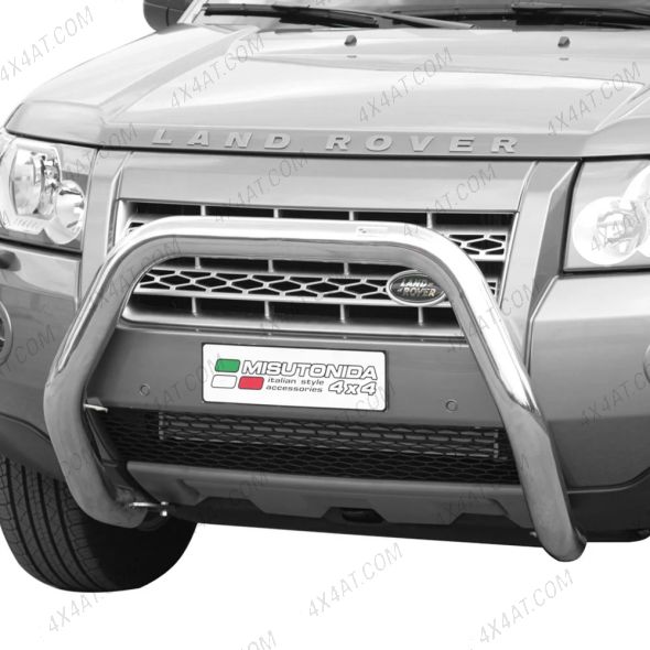 Bull Bar ランドローバーフリーランダー2（L359）2008-2014ブラックブルバーフロントバンパーグリル For Land Rover Freelander 2 (L359) 2008-2014 B Land Rover Freelander L359 2007-2014 Stainless Steel Bull Bar | 4x4AT