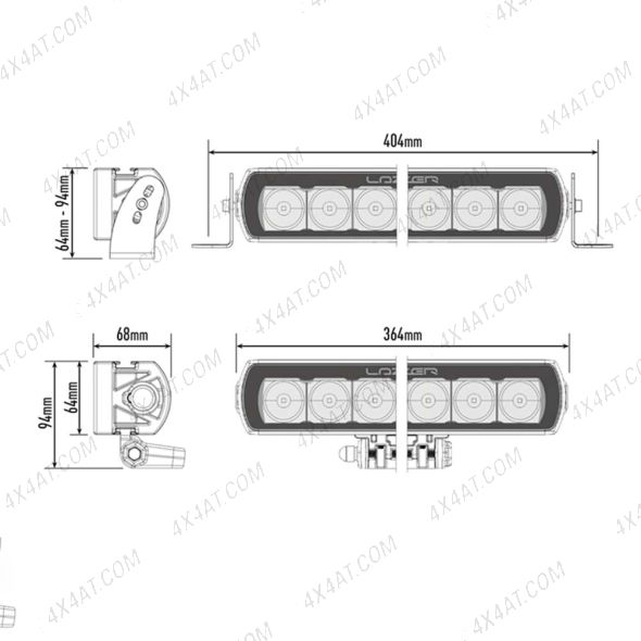 Lazer Lamps ST-8 LED Driving Light | 4x4AT