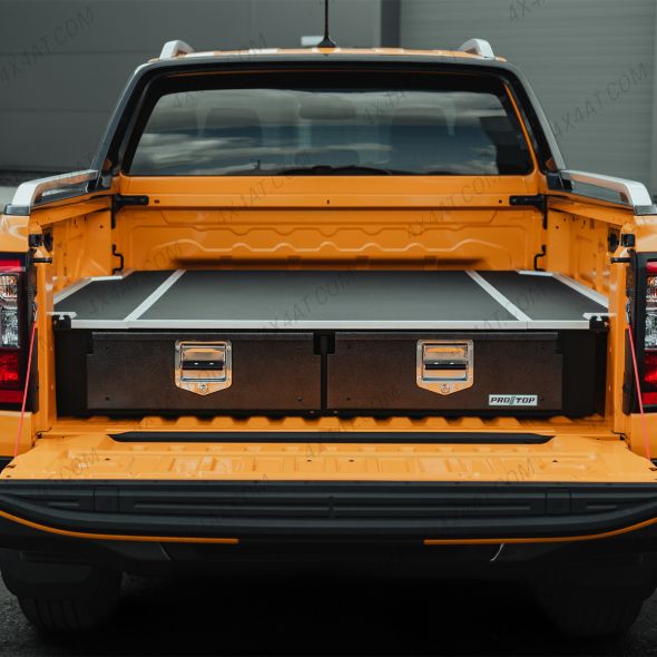 Ford Ranger 23- Twin Drawer with Rhino Deck Floor - ProTop | 4x4AT