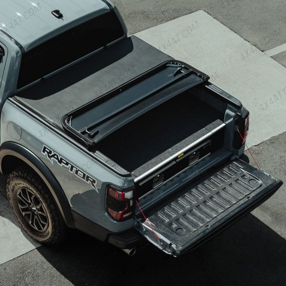 Ford Raptor 2023- Double Cab Soft Tri-Fold Tonneau Cover | 4x4AT