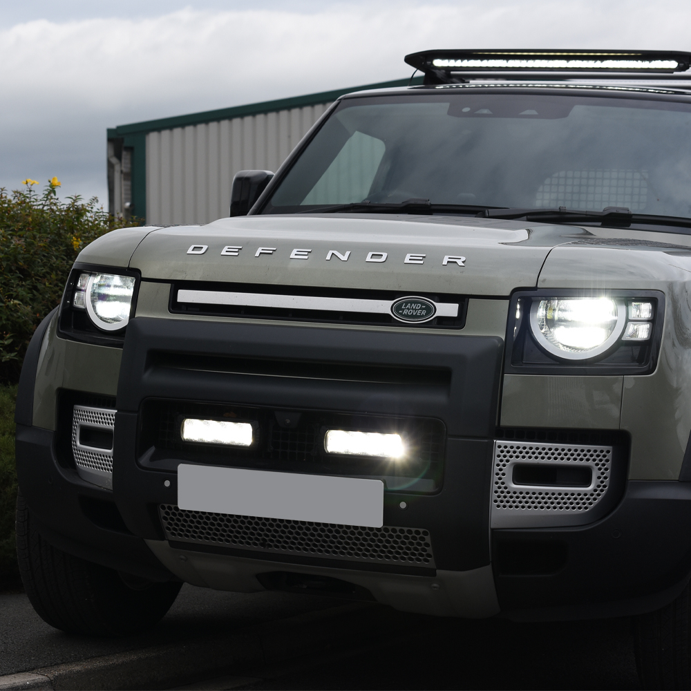 Land Rover Defender 2020 Lazer Lamps Triple R 750 Elite Grill