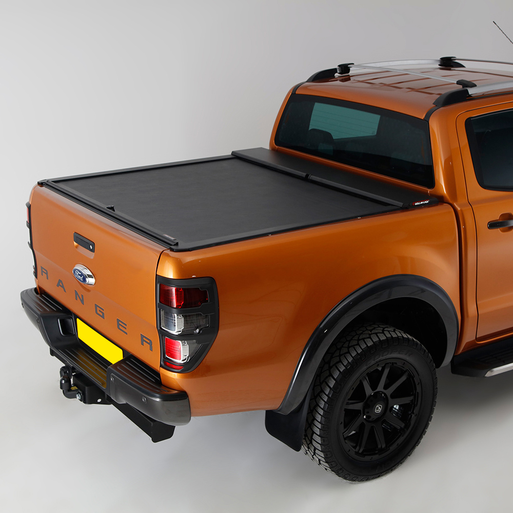 OLINDA 5/61 Soft Lock & Roll Up Truck Bed Compatible with 2019-now Ford Ranger Tonneau Cover 