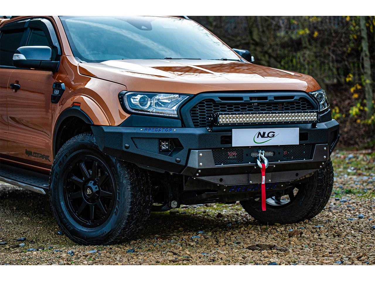 Ford Ranger 2016 2019 Front Predator Winch Recovery Bumper