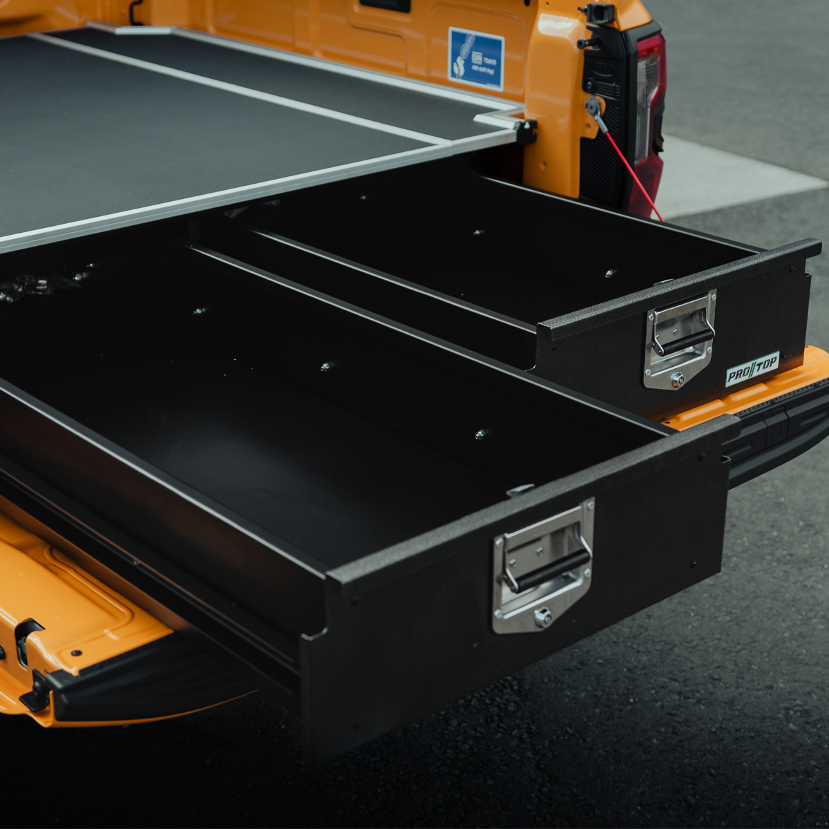 Ford Ranger 23- Twin Drawer with Rhino Deck Floor - ProTop | 4x4AT