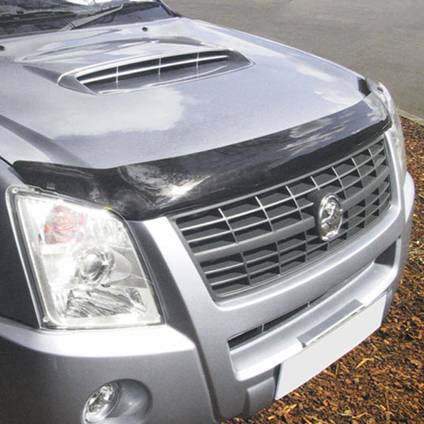 Isuzu Rodeo Mk2 2006 2011 Dark Smoke Bonnet Guard 4x4AT