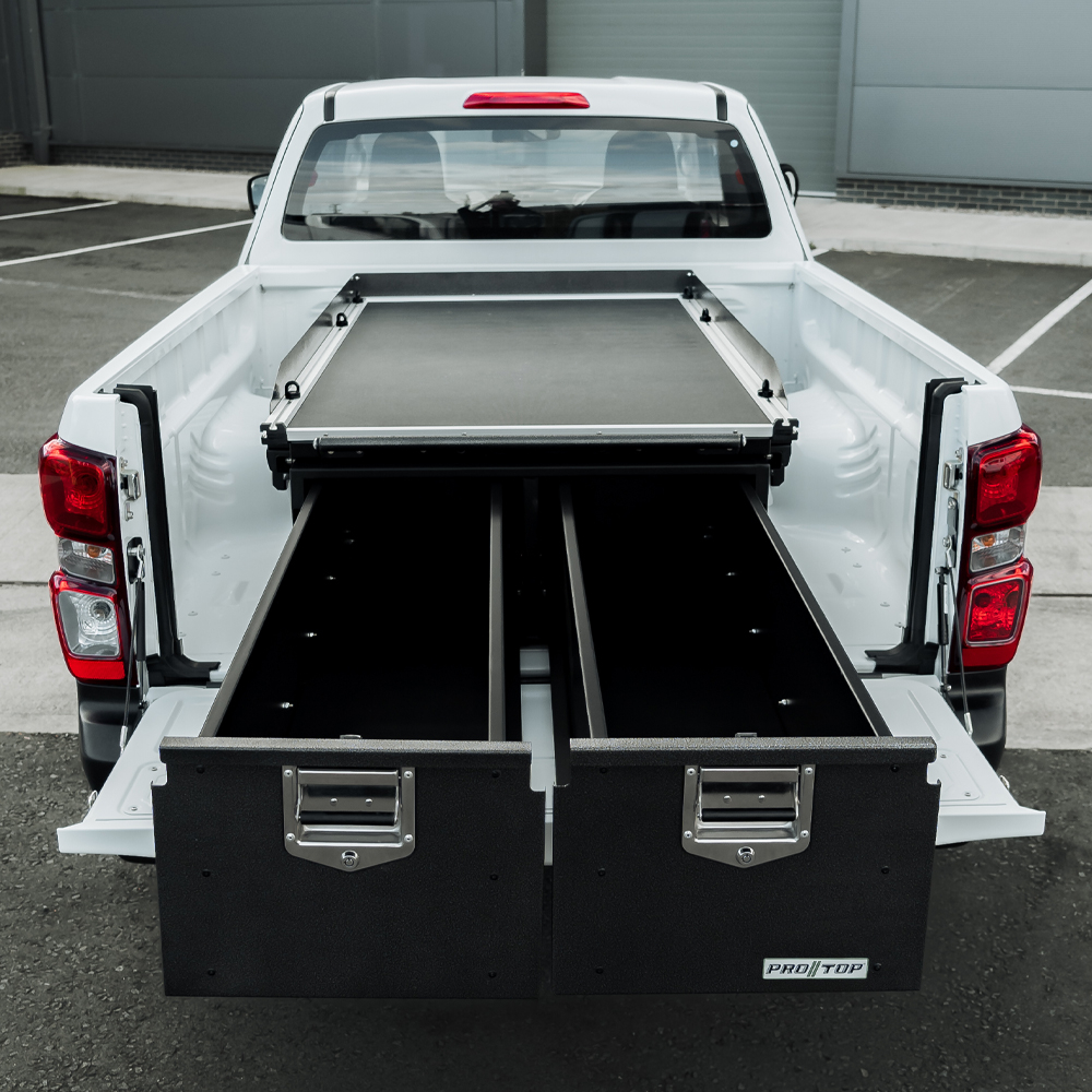 ProTop Drawer System with Sliding Tray for Extended Cab Pickups