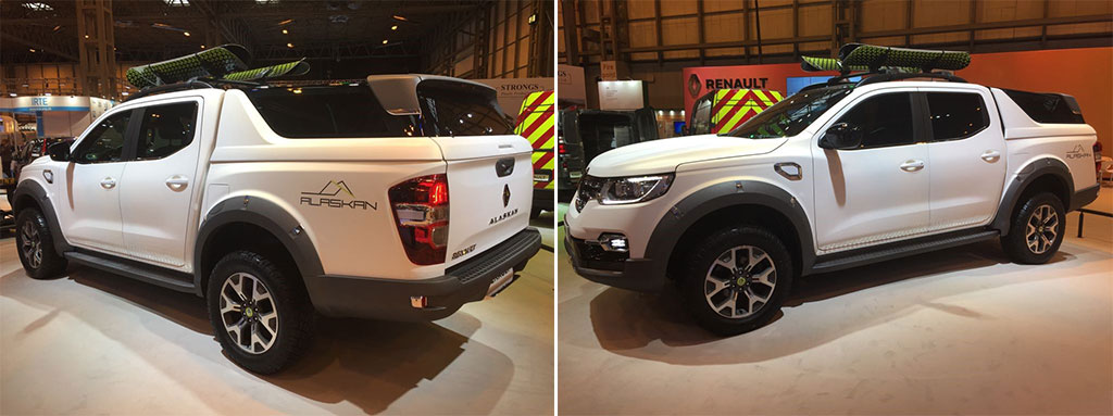 The Renault Alaskan At The Commercial Vehicle Show 2018 (CV Show)