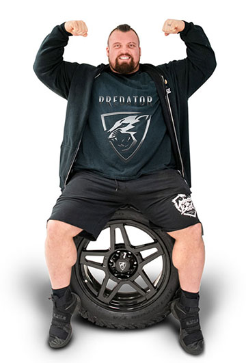 Eddie Hall uses Predator 4x4 accessories