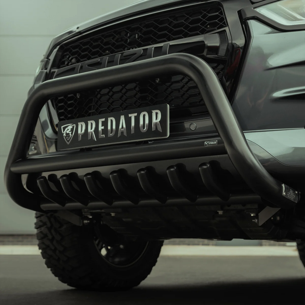 Road legal front bars for pickup trucks