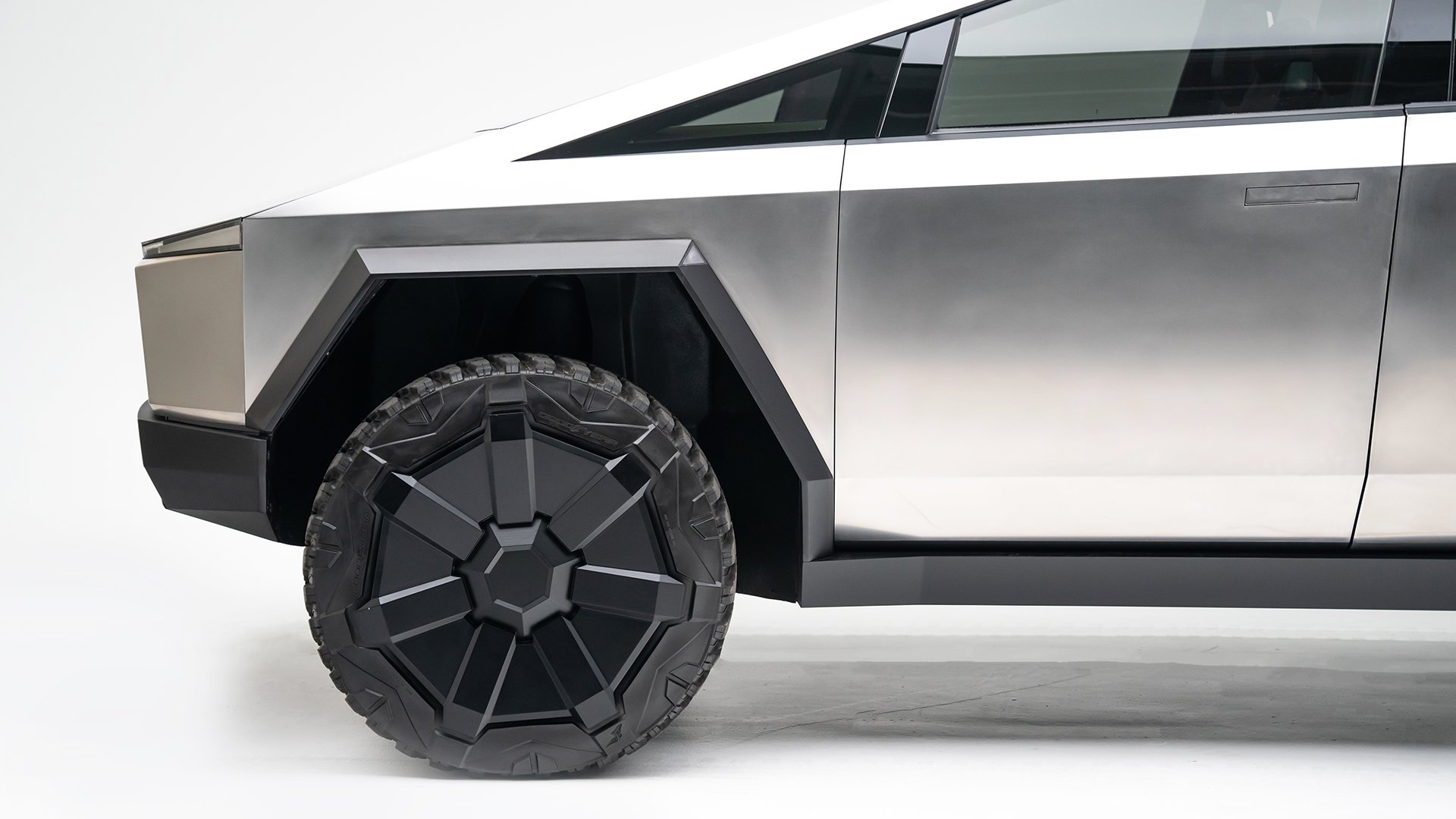 Tesla Cybertruck side shot