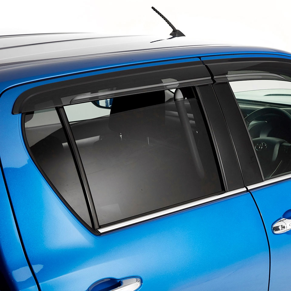 Dark smoke tinted Wind Deflectors