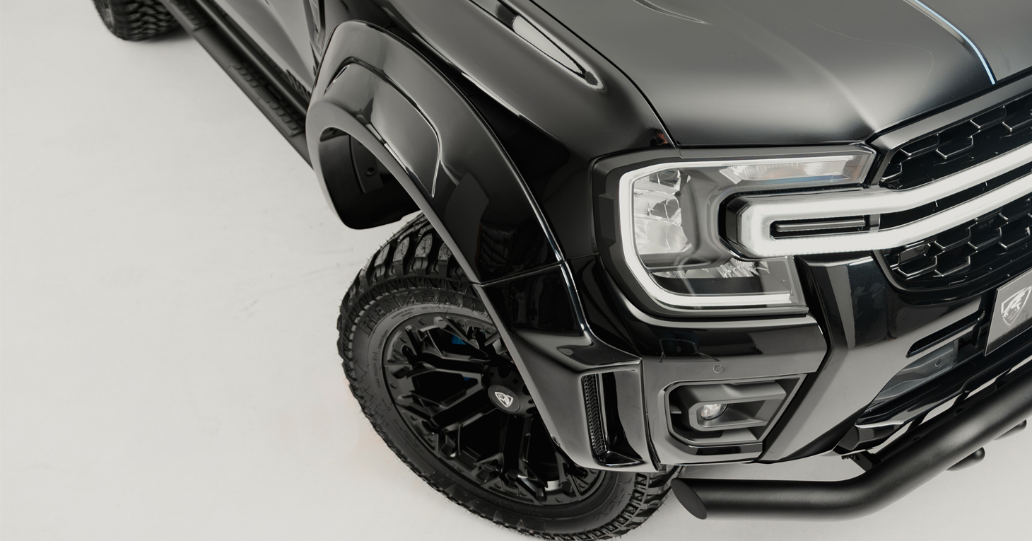 Predator monster wheel arches with vents for Ford Ranger 2023+
