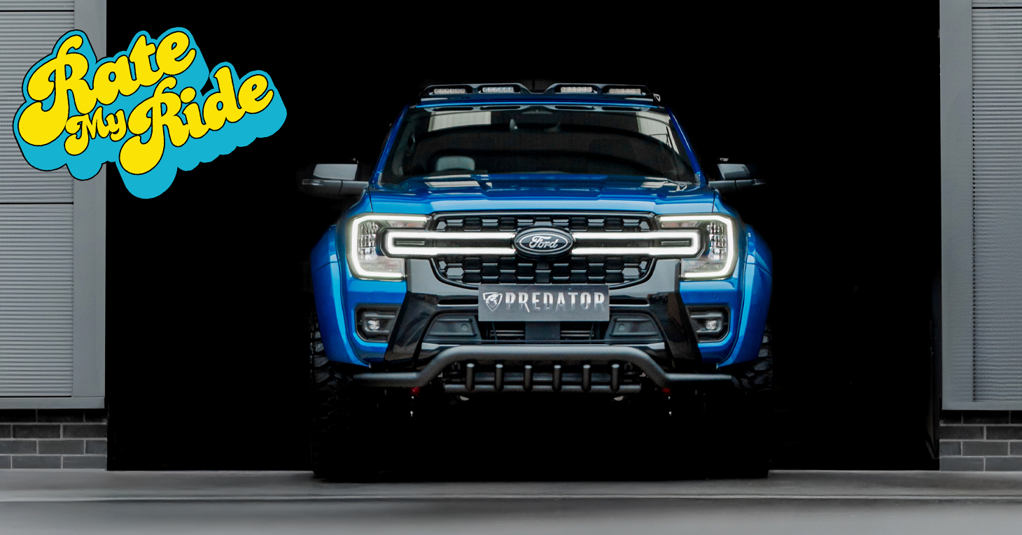 Lightning Blue Ford Ranger 2023 Onwards