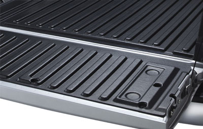 Aeroklas bed liner on the tailgate