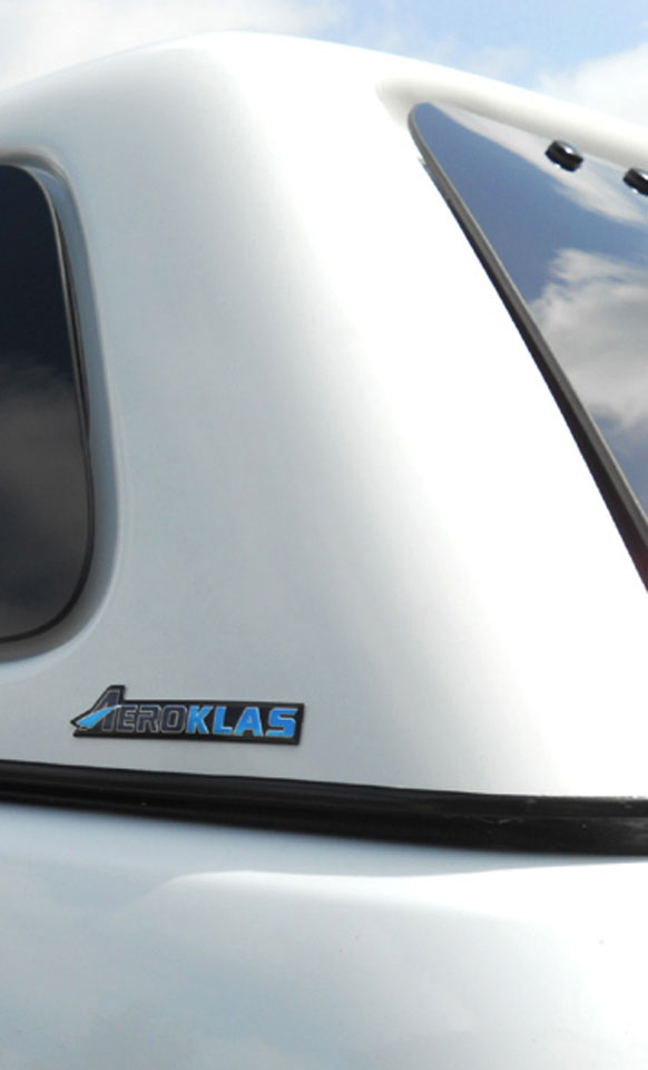 Rear view of the Aeroklas Leisure Truck Top