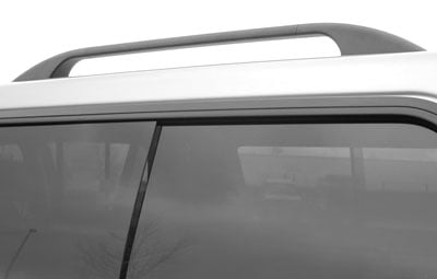 Optional roof rails on the Aeroklas Commercial truck top