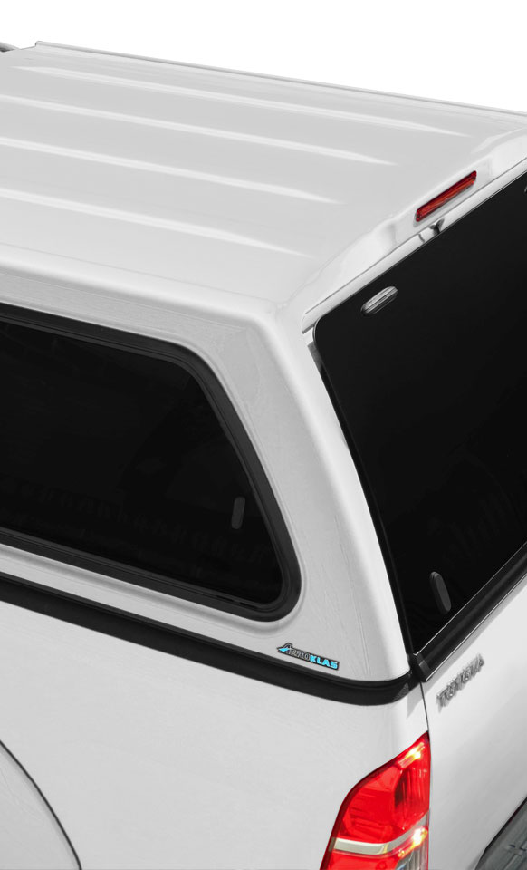 Aeroklas hard top with side windows and glass rear door