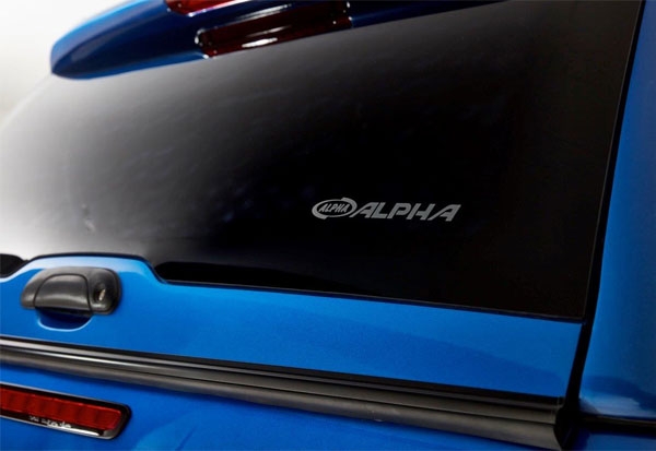 The Alpha CMX spoiler with brake light