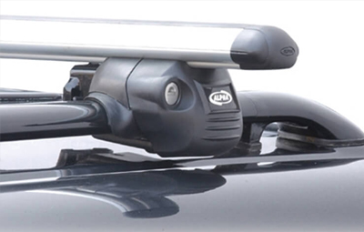 Optional Alpha roof bars mounted on the roof rails