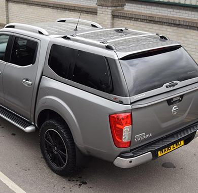 Alpha Type-E Truck Top Canopy fitted to a Toyota Hilux
