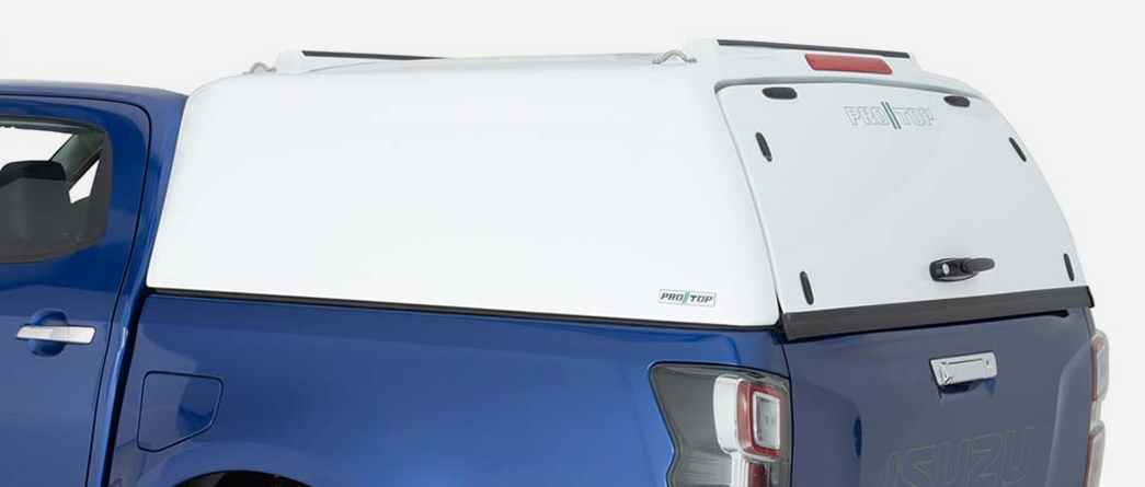 Commercial ProTop hardtop canopies for Isuzu D-Max