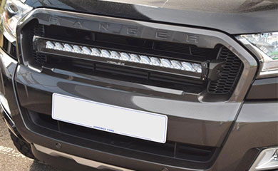 Ford Ranger grill fitted with a Triple-R 16 Light