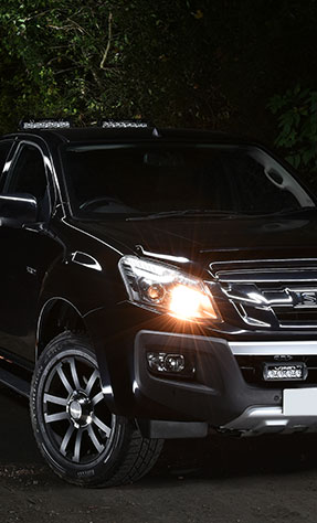 Isuzu D-Max fitted with Lazer LED lights