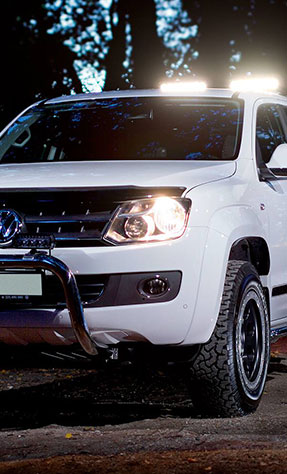 VW Amarok fitted with LED Lazer Lights