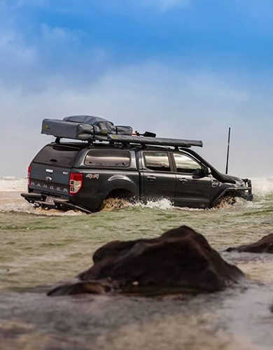 Aeroklas Leisure Truck top on a Ford Ranger